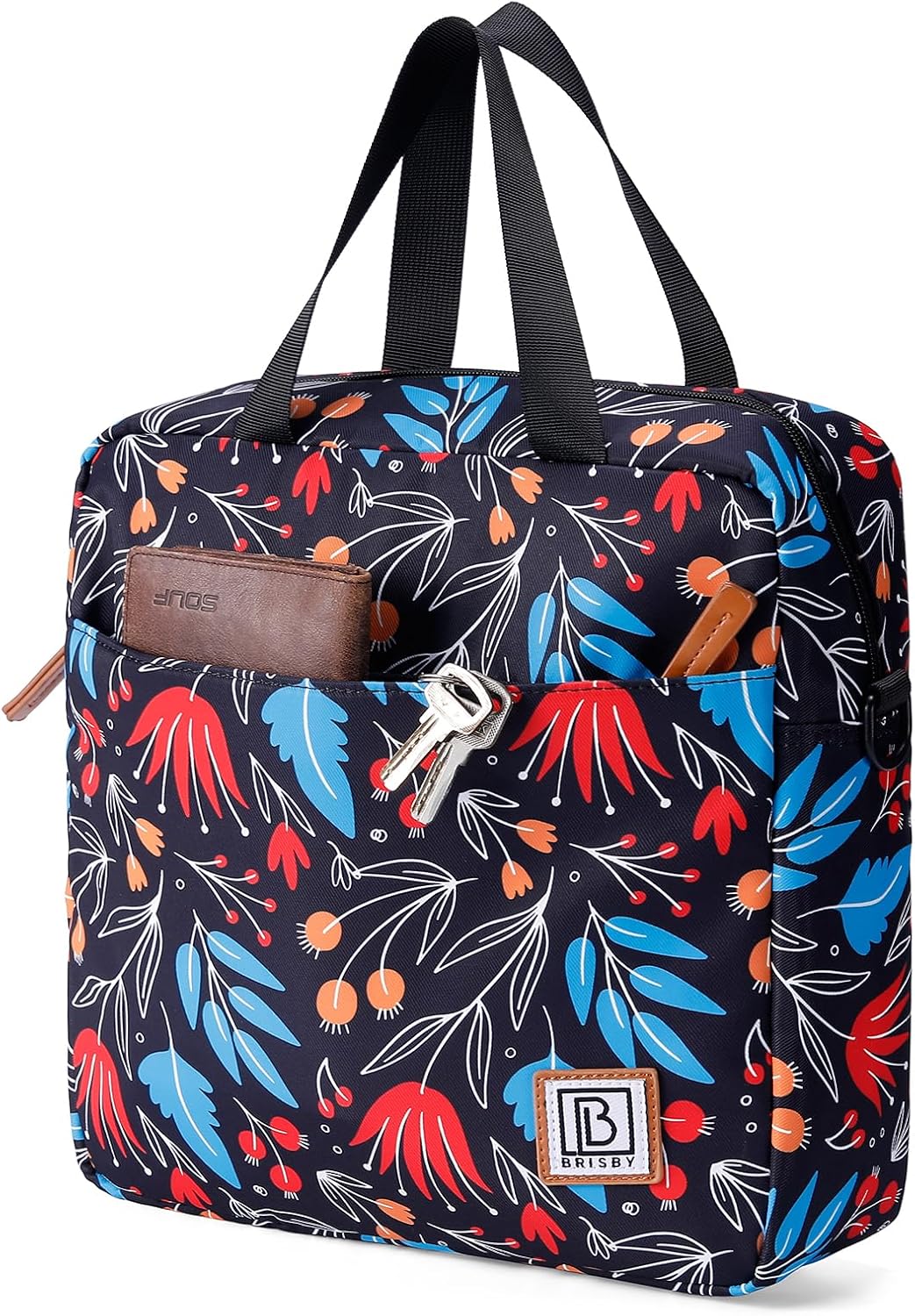 Brisby Lunchtasche - 7L, Vierschicht isolierte Kühltasche mit Kühlelemente, vielseitige Lunchbag (Na