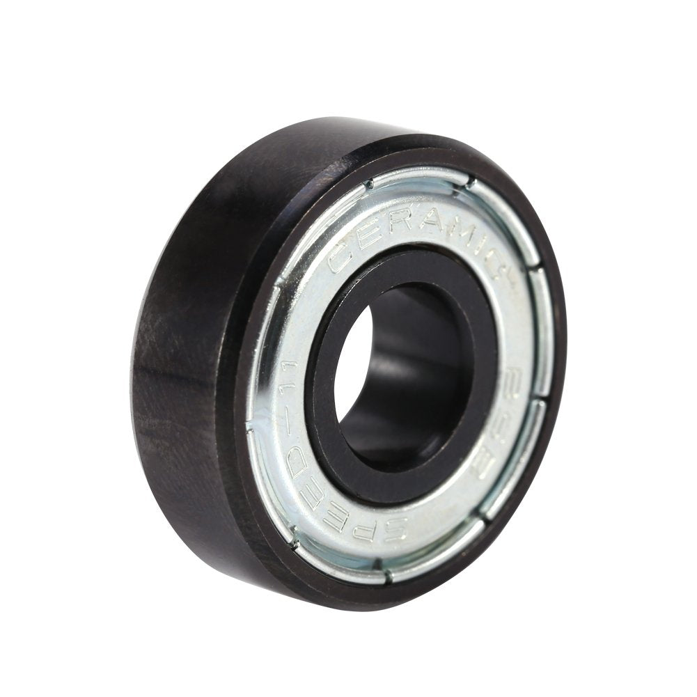 SALUTUYA 16pcs / Set Inline-Rollschuh, Hochgeschwindigkeits-608-Lager Einseitige Schild-Keramikkugel