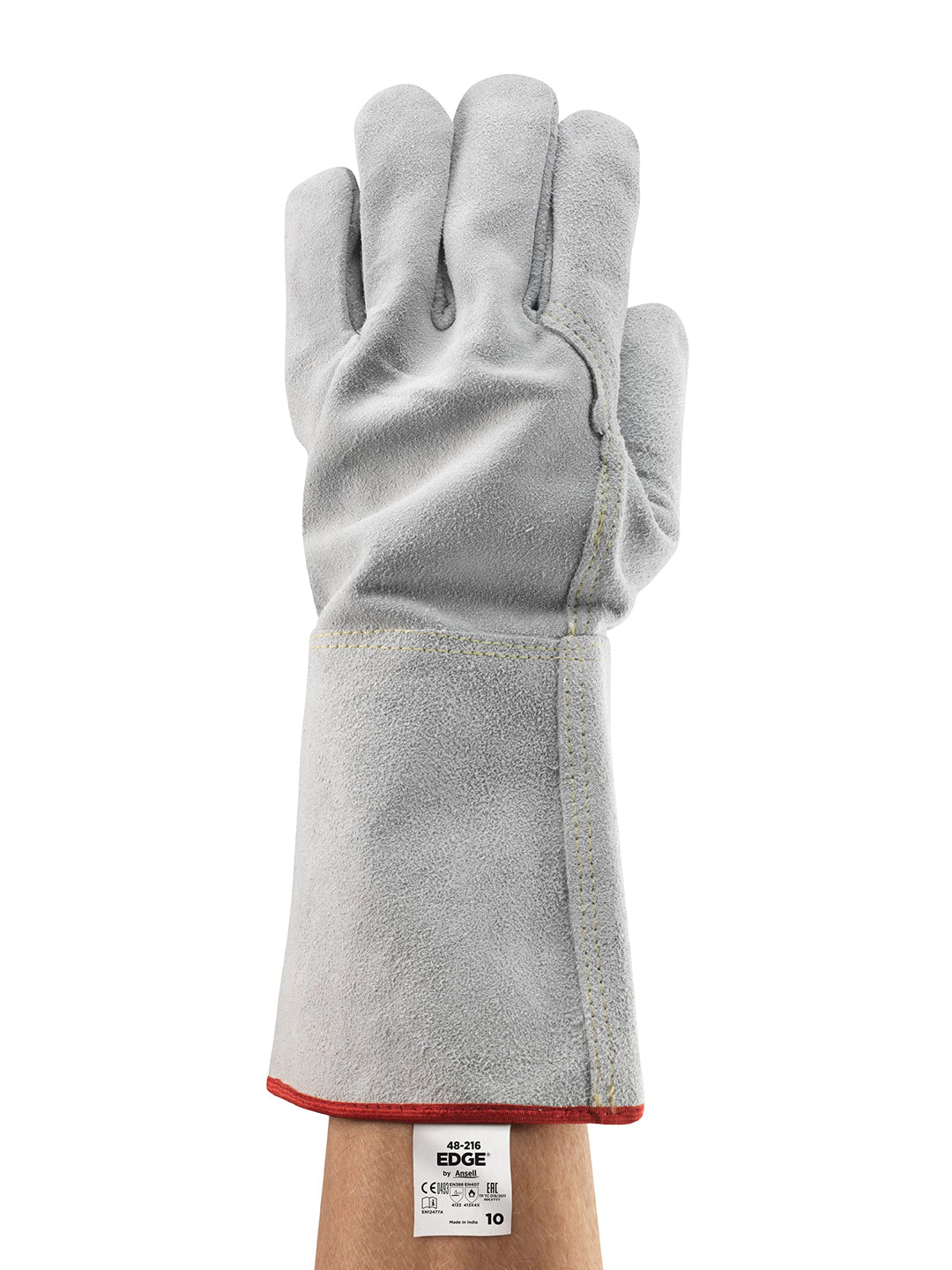 Ansell Edge 48-216 Hitzebeständige Handschuhe, Mechanik- und Chemikalien-Schutz bei industriellen Ar