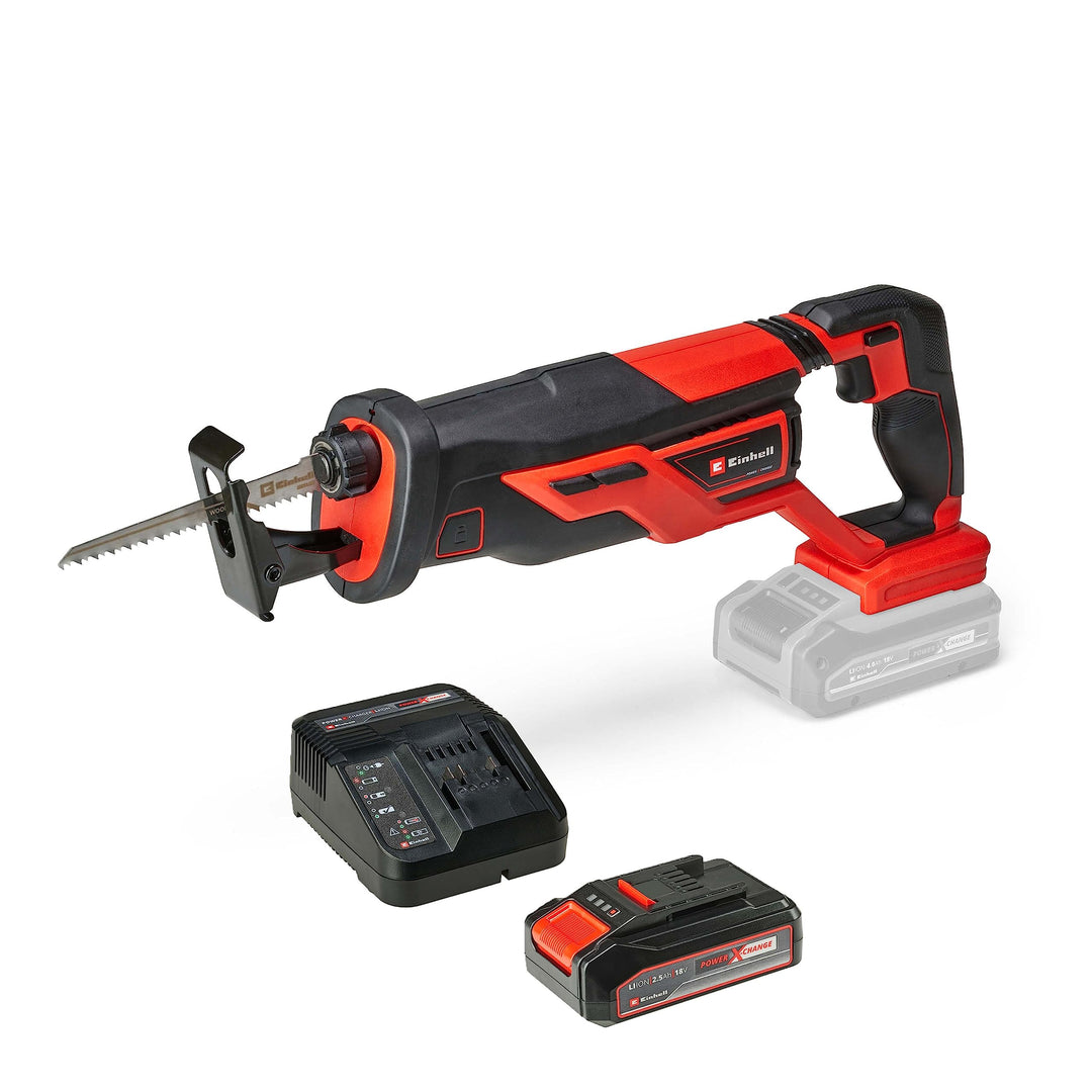 Einhell Akku-Universalsäge TE-AP 18/26 Li Power X-Change (18V, 26 mm Hubhöhe, 18 cm Schnitttiefe in