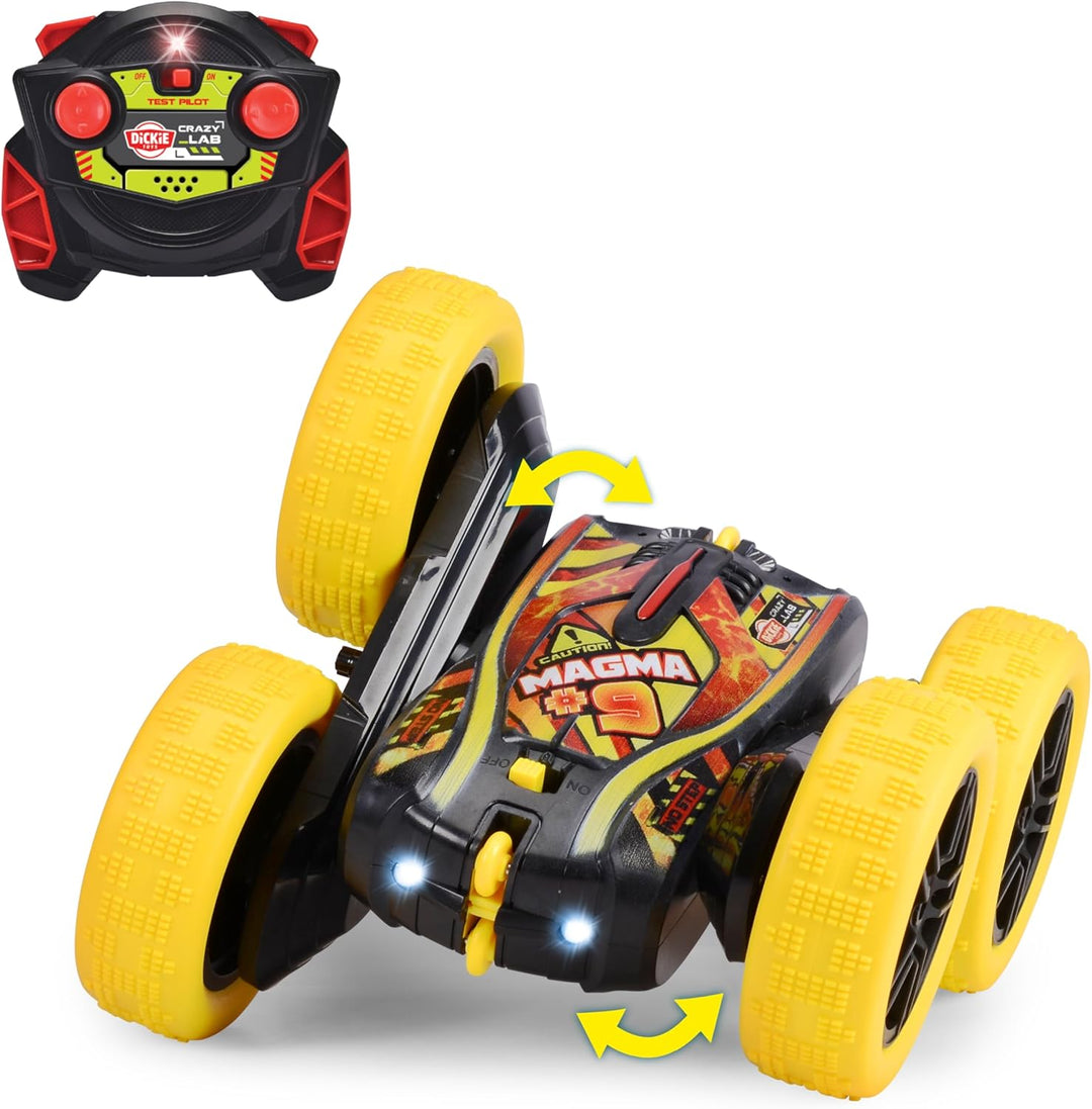 Dickie Toys - RC Auto Fire 'n' Frost Flippy (16 cm) - ferngesteuertes Auto ab 6 Jahre mit 360°-Flips
