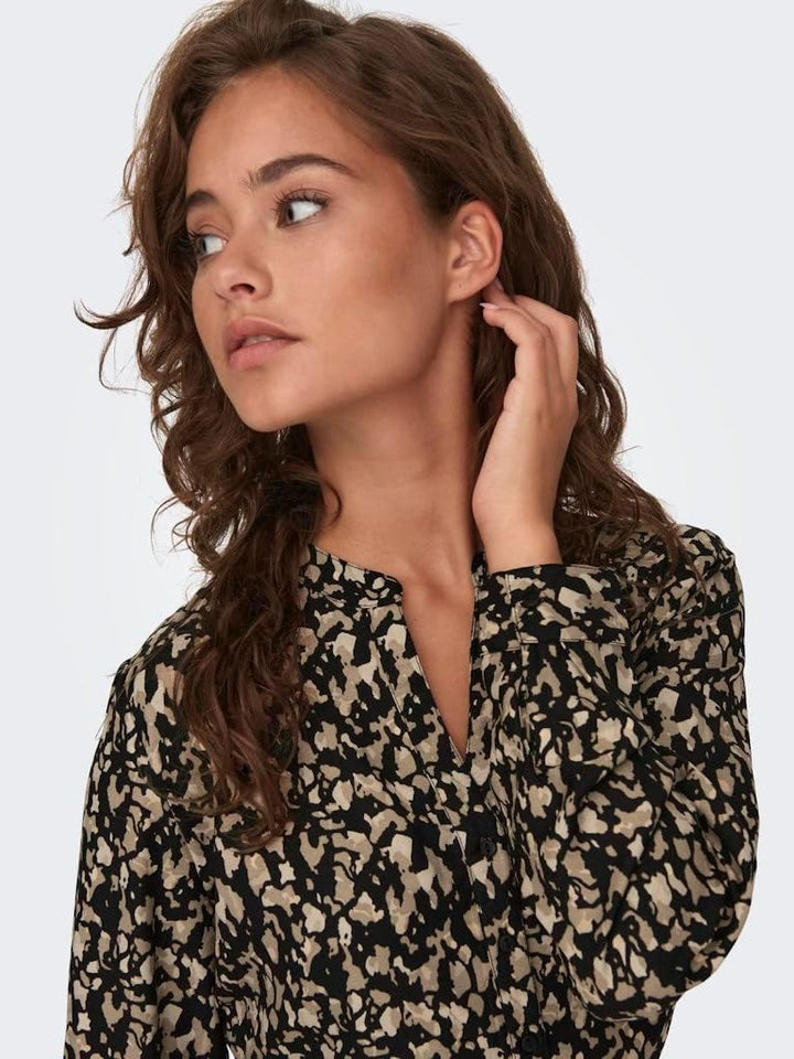 ONLY Female Tunika-Oberteil ONLCORY Tunika-Oberteil XS Black/Aop:cora Graphic, XS Black/Aop:cora Gra
