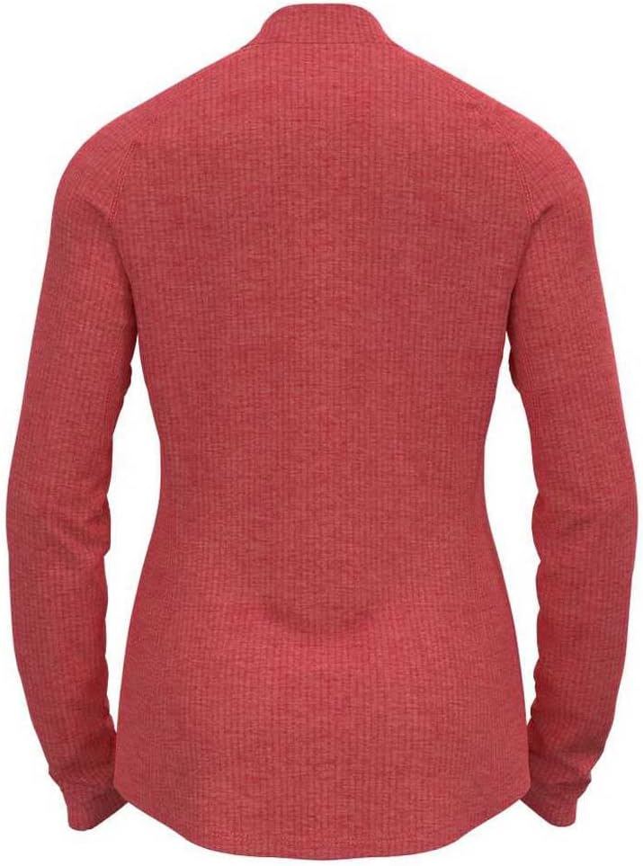 Odlo Damen FLI Jacke Fleecejacke Fleecepullover XL Cayenne Melange, XL Cayenne Melange