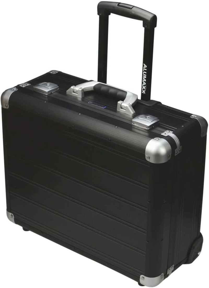 ALUMAXX 45167 Business Trolley Galaxy, Rollkoffer aus Aluminium, Businesstrolley mit Schloss, Alu Ko