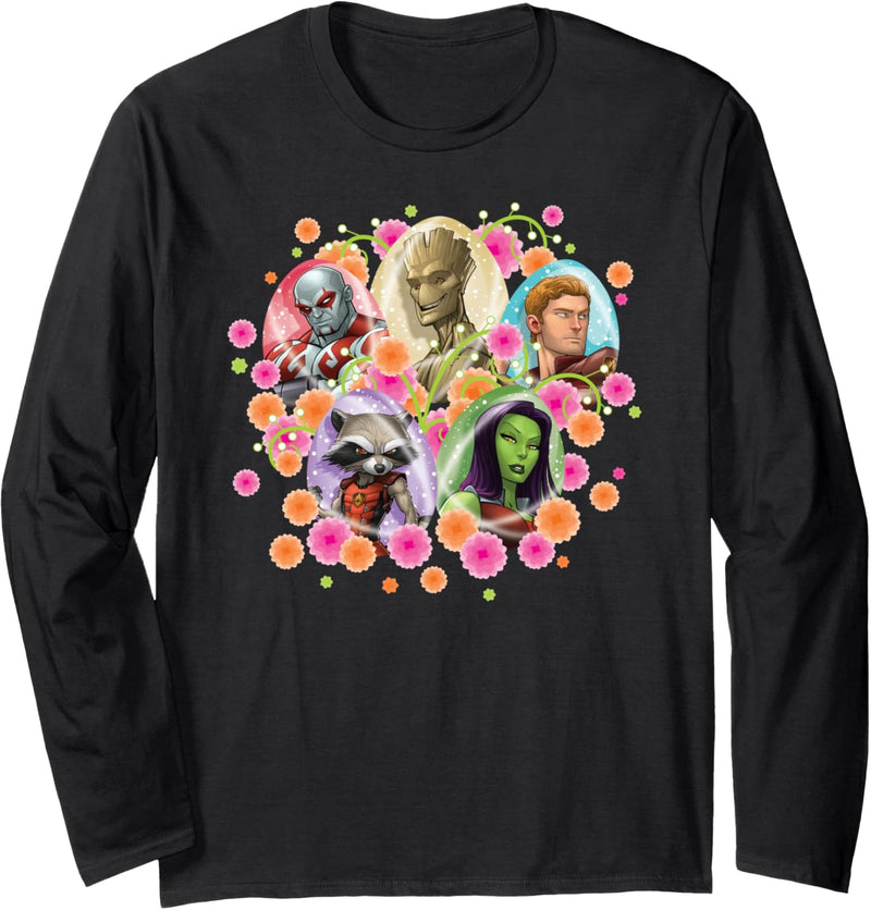 Marvel Guardians of the Galaxy Spring Blooms Easter Langarmshirt