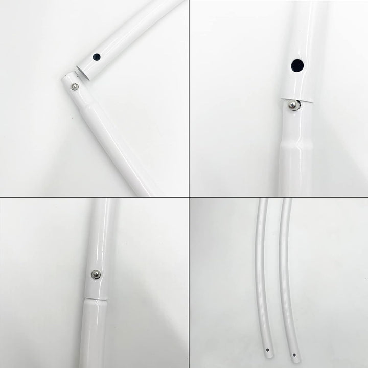 2M Metall Luftballon Bogen Kit,DIY Gebogene Bögen,Eisen Hochzeitsbogen,DIY Metall Runde Ballon Bogen