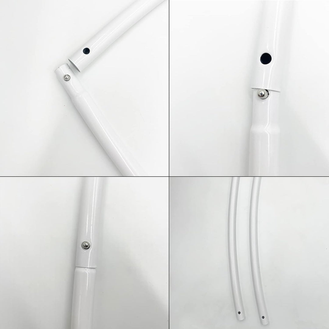 2M Metall Luftballon Bogen Kit,DIY Gebogene Bögen,Eisen Hochzeitsbogen,DIY Metall Runde Ballon Bogen