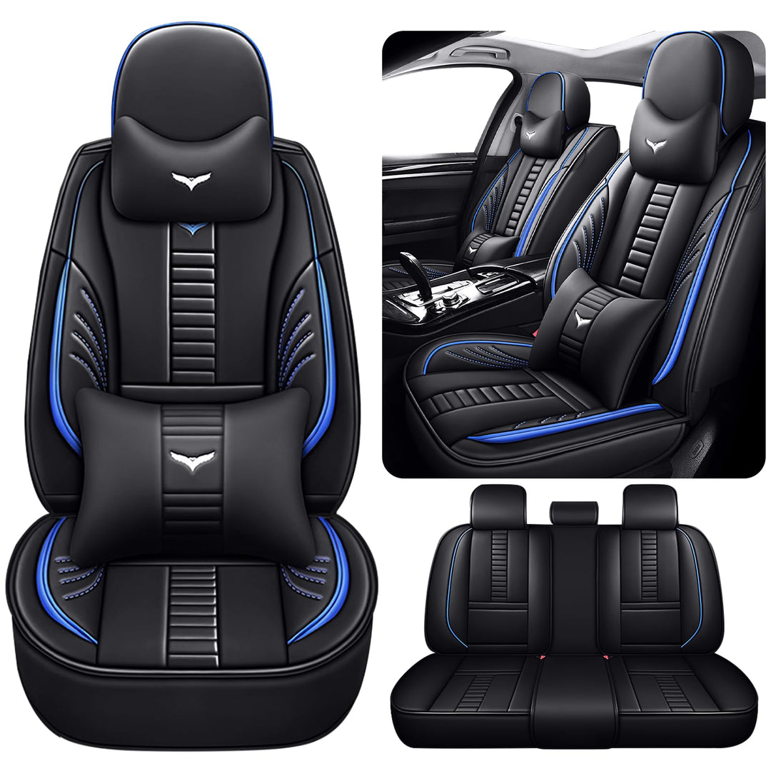 Pongchan Voll Set Auto Sitzbezüge, Autoschonbezug Universal passend für Volkswagen Golf 2000-2023 mi