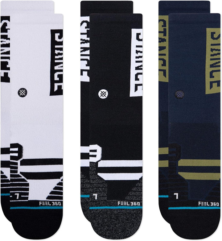 Stance Boyd Mid 3er Pack Socken, Multi, L