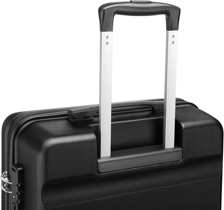 KONO Trolley Koffer Mittelgross Koffer L Hartschalenkoffer Reisekoffer mit Rollen und TSA Schloss Le