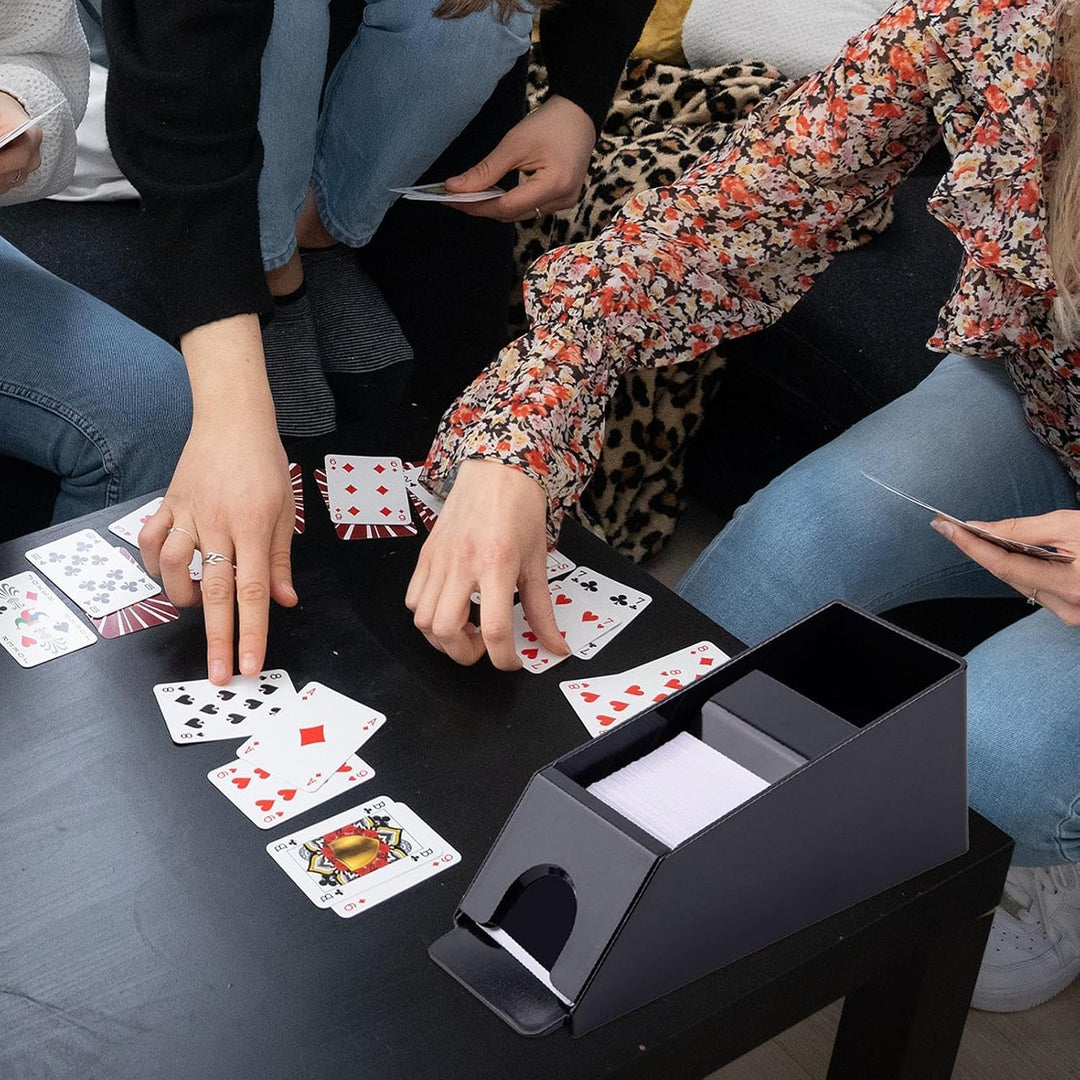 Poker-Dealer, Blackjack-Schuh - Poker-Dealer-Halter, Blackjack-Dealer-Schuh - Wiederverwendbarer Kar