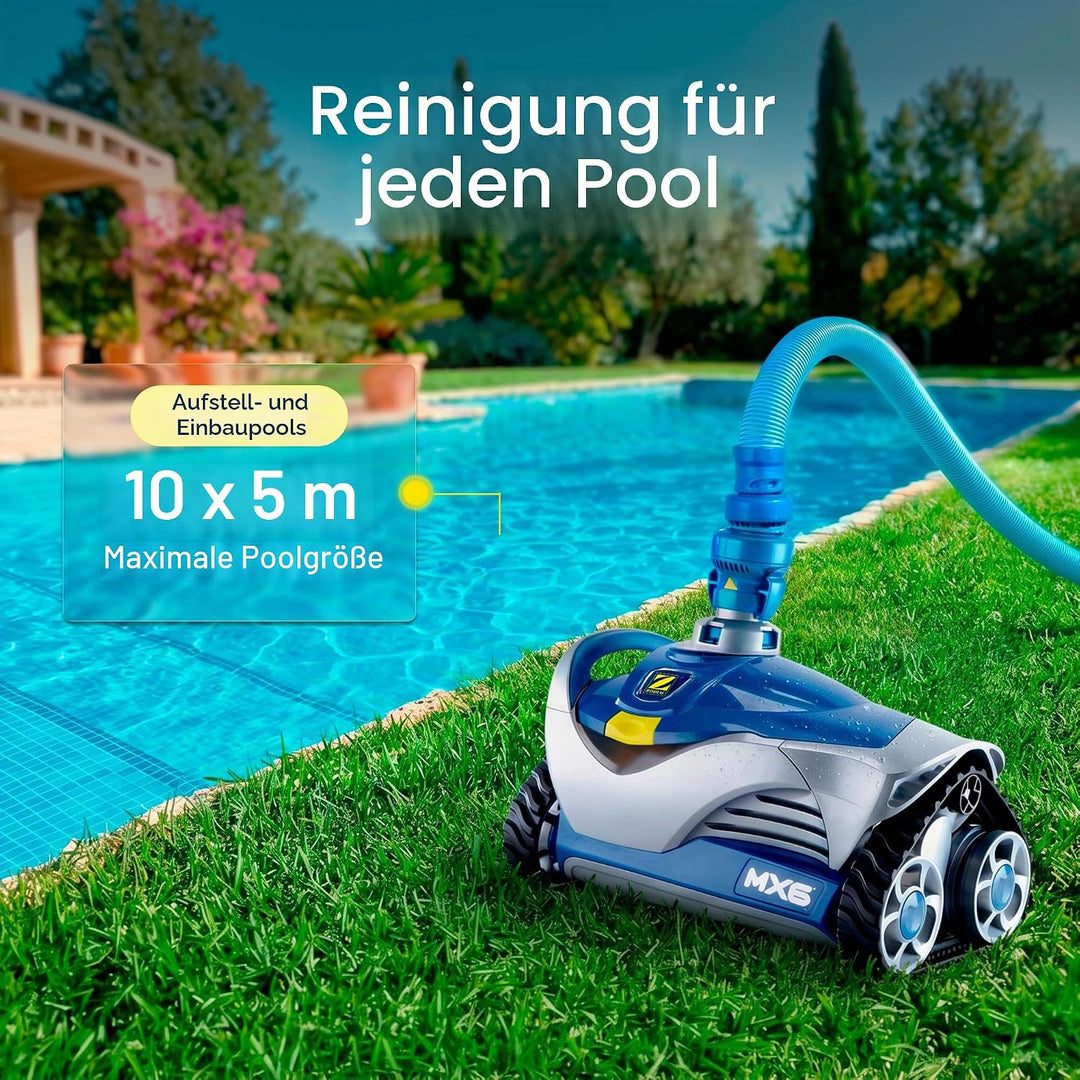 Zodiac Roboter MX6, blau, Max 10 x 5 m, Max 10 x 5 m