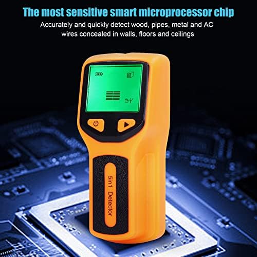 5 in 1 Stud Finder Wall Scanner LCD Display Edge Center Detector für Holz-Wechselstrom-Draht-Metalle