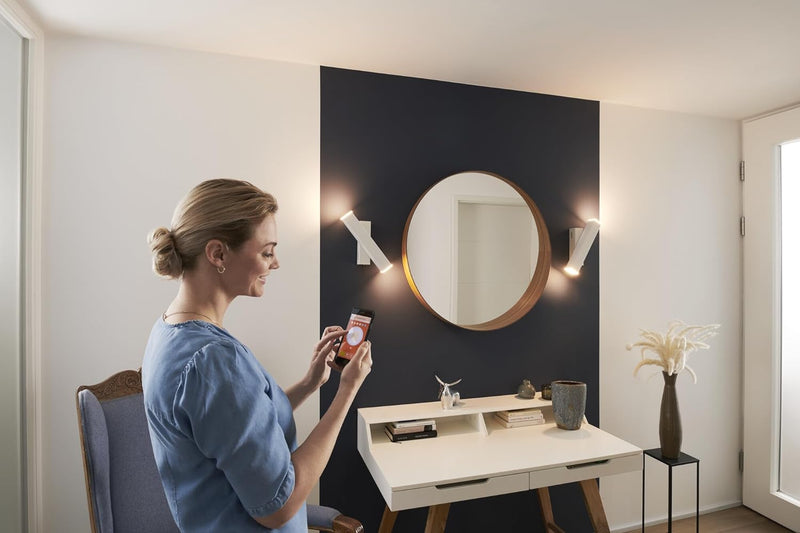 LEDVANCE Leuchte: für Wand, DECORATIVE WALL LAMP WITH WIFI TECHNOLOGY / 12 W, 220.240 V, 3000.6500 K