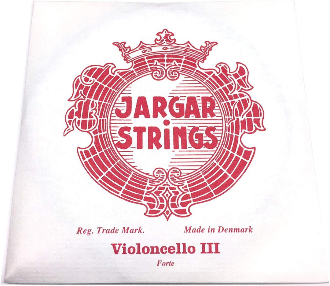 JARGAR Ce-GCF Cello Classic G-Saite, forte (1,18mm) für Cello Forte / Heavy Rot // Red, Forte / Heav
