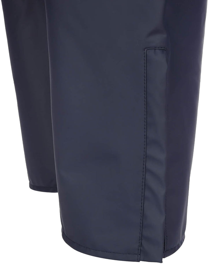 modAS Unisex PU-Regenbundhose Profi - Regenhose Damen Herren Leichte Gummihose Winddicht Wasserdicht