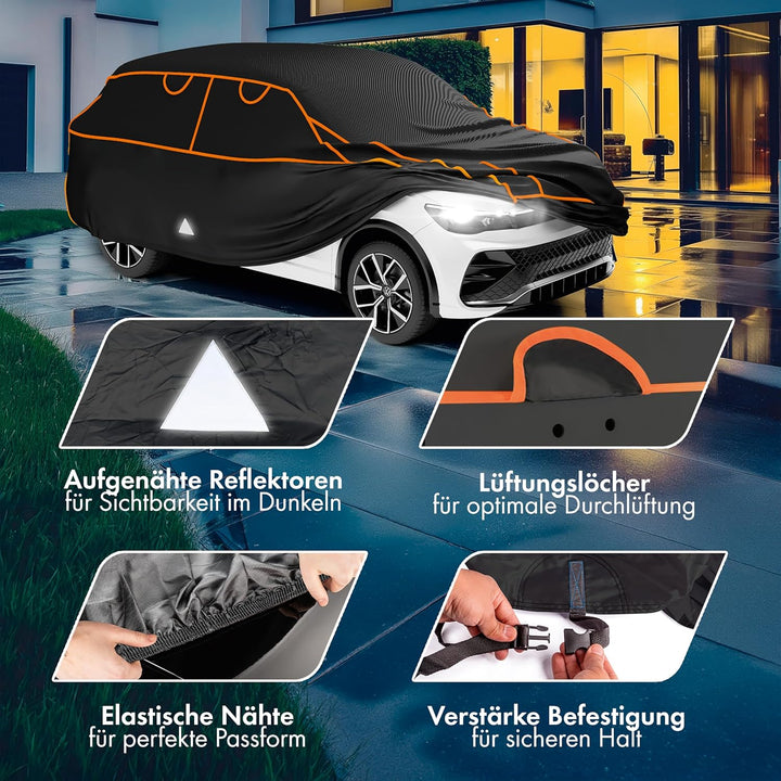 WALSER Hagelschutz Abdeckplane Auto, Auszeichnung Sehr Gut* Hagelschutzplane, TÜV geprüfte* Auto-Abd