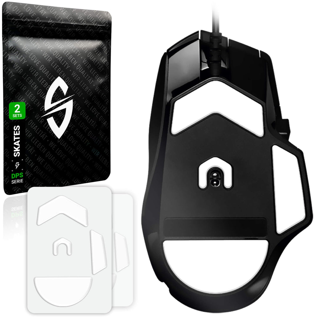 SensoryBoost DPS Glides (2er Set) kompatibel mit Logitech G502 X (Kabel Version) - Ultra Schnell, Ab