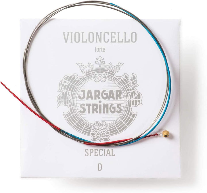 JARGAR Ce-DCFSp Cello Classic D-Saite-SPECIAL, forte (1,00mm) für Cello Forte / Heavy Rot // Red, Fo