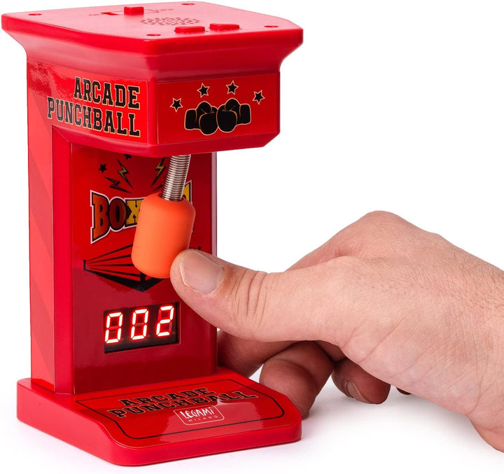 Legami - Mini Arcade Pungiball, 3 Spielintervalle 45, 90, 120 Sekunden, mit Licht und Sound, 3 AA-Ba