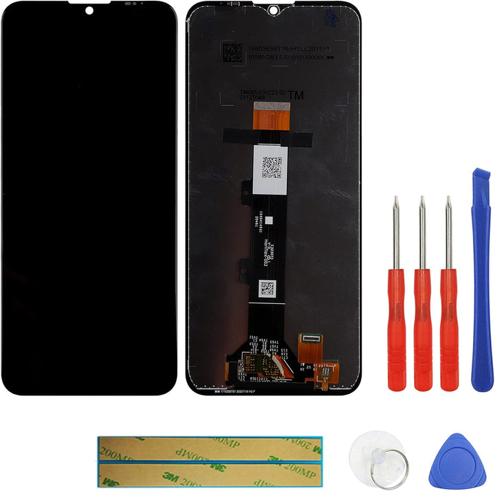 SWARK LCD Display Kompatibel mit Moto G30 XT2129-1, XT2129-2, PAML0000IN (Schwarz ohne Rahmen) Touch