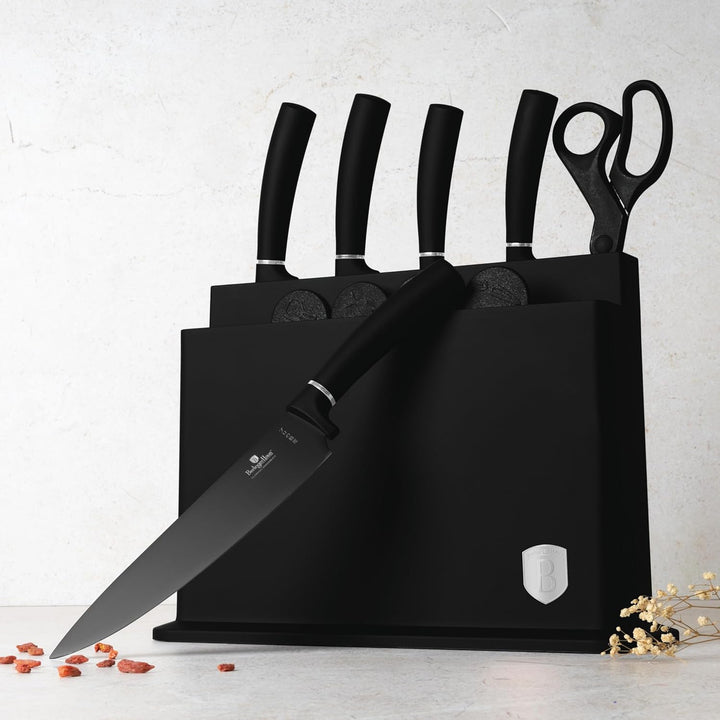 Berlinger Haus Messerset 11-teilig Black Silver Collection | Hochwertige Materialien und stilvolles