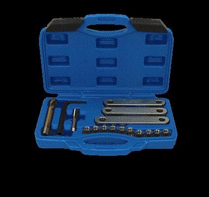BRILLIANT TOOLS BT701100 Reparatursatz für Bremsgewinde, M9 x 1,25, 16-tlg [Powered by KS TOOLS]