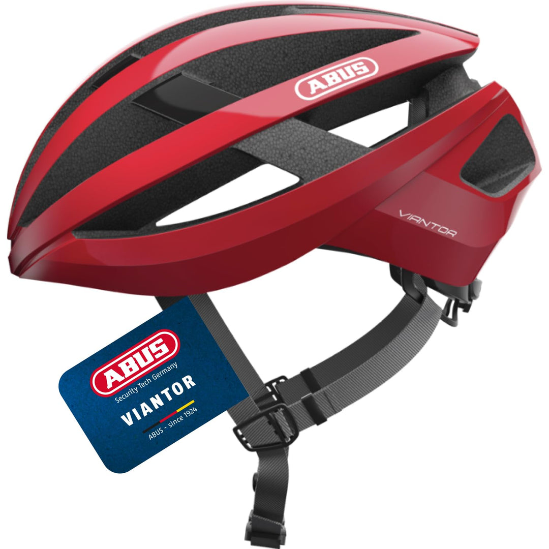 ABUS Rennradhelm Viantor - Sportlicher Fahrradhelm für Einsteiger - für Damen und Herren M (52-58 cm