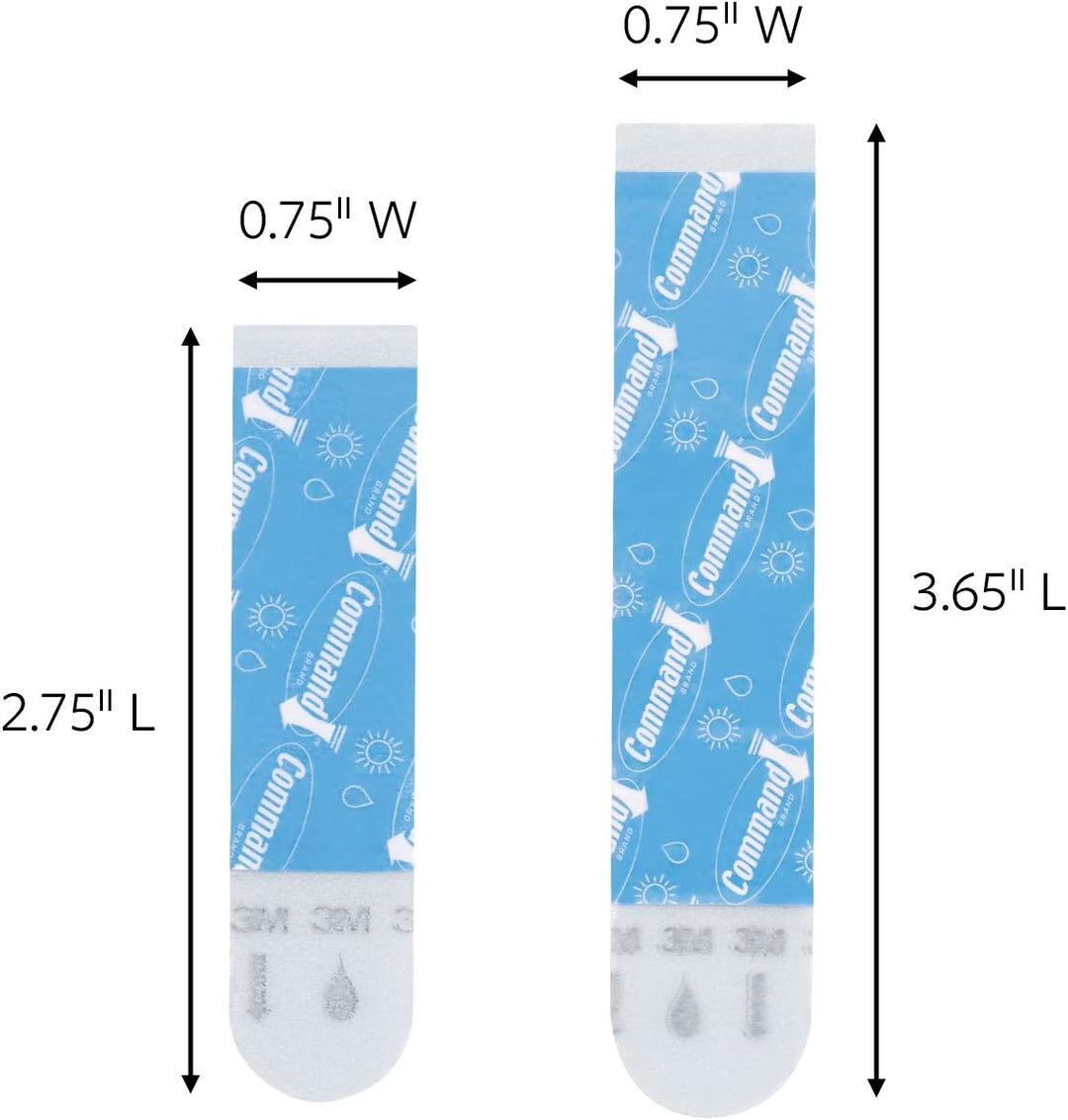 Command BATH22-ES Klebestreifen für mittelgrosse und grosse Badewannenhaken oder -behälter, 6 Packun
