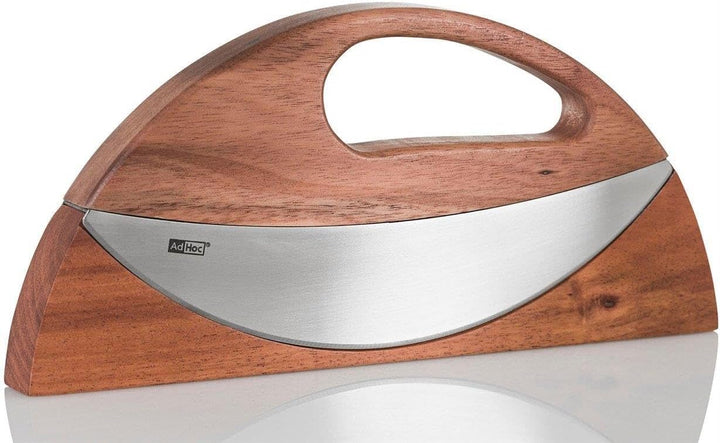 Doppel-Wiegemesser WAVE, 2-schneidiges Messer, Aka