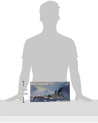 Trumpeter 006718 HMS Rodney Plastikmodellbausatz, Farbig