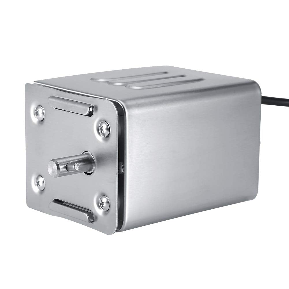 Edelstahl Grillmotor für Grillspiess Drehspiess BBQ Rotisserie Motor Spanferkelgrill Motor Grill Zub