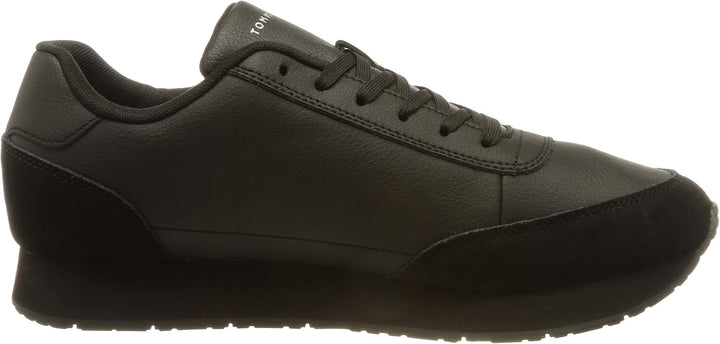 Tommy Hilfiger Herren Runner Sneaker Core Eva Runner Sportschuhe 40 EU Schwarz, 40 EU Schwarz
