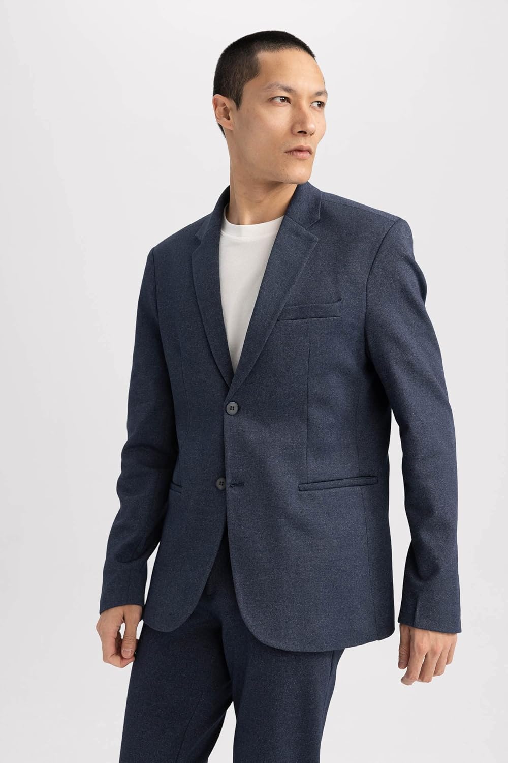 DeFacto Herren Blazer 48 Navy, 48 Navy