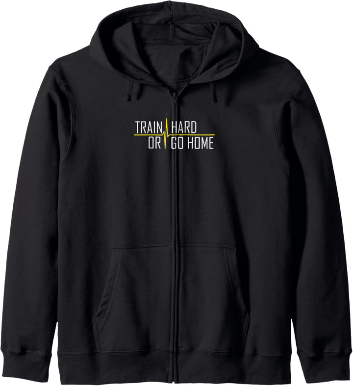 Train hard or go home - Gym Training Freizeit Kapuzenjacke