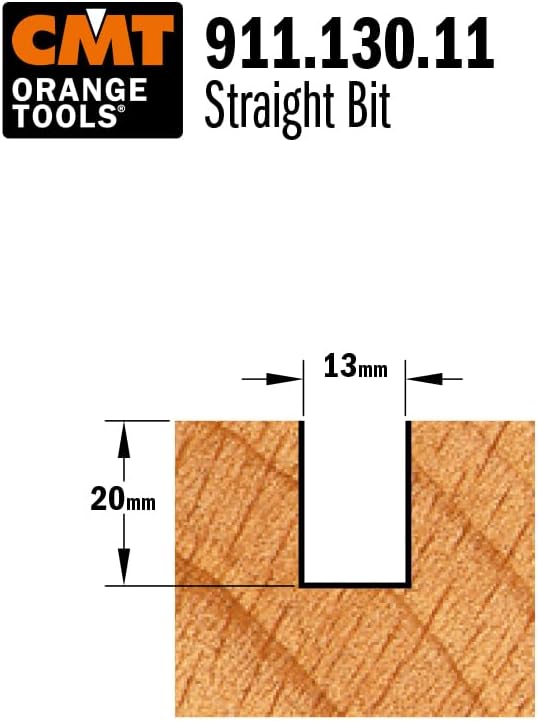 CMT Orange Tools 911.130.11 – Erdbeere HM gerade S 8 D 13 x 20
