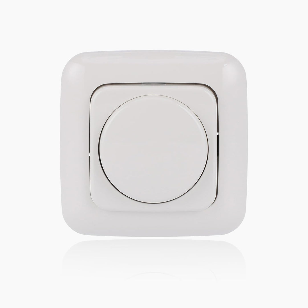 BUSCH-JÄGER, LED-Drehdimmer (LED Dimmer) 6523 U-102 (6523U 102) 6523U102 mit Zentralscheibe 2115-214