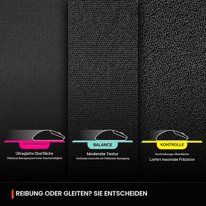 SteelSeries QcK XL Performance Balance Gaming-Mauspad, extra Dichte für EIN sanftes Gleiten, Flache