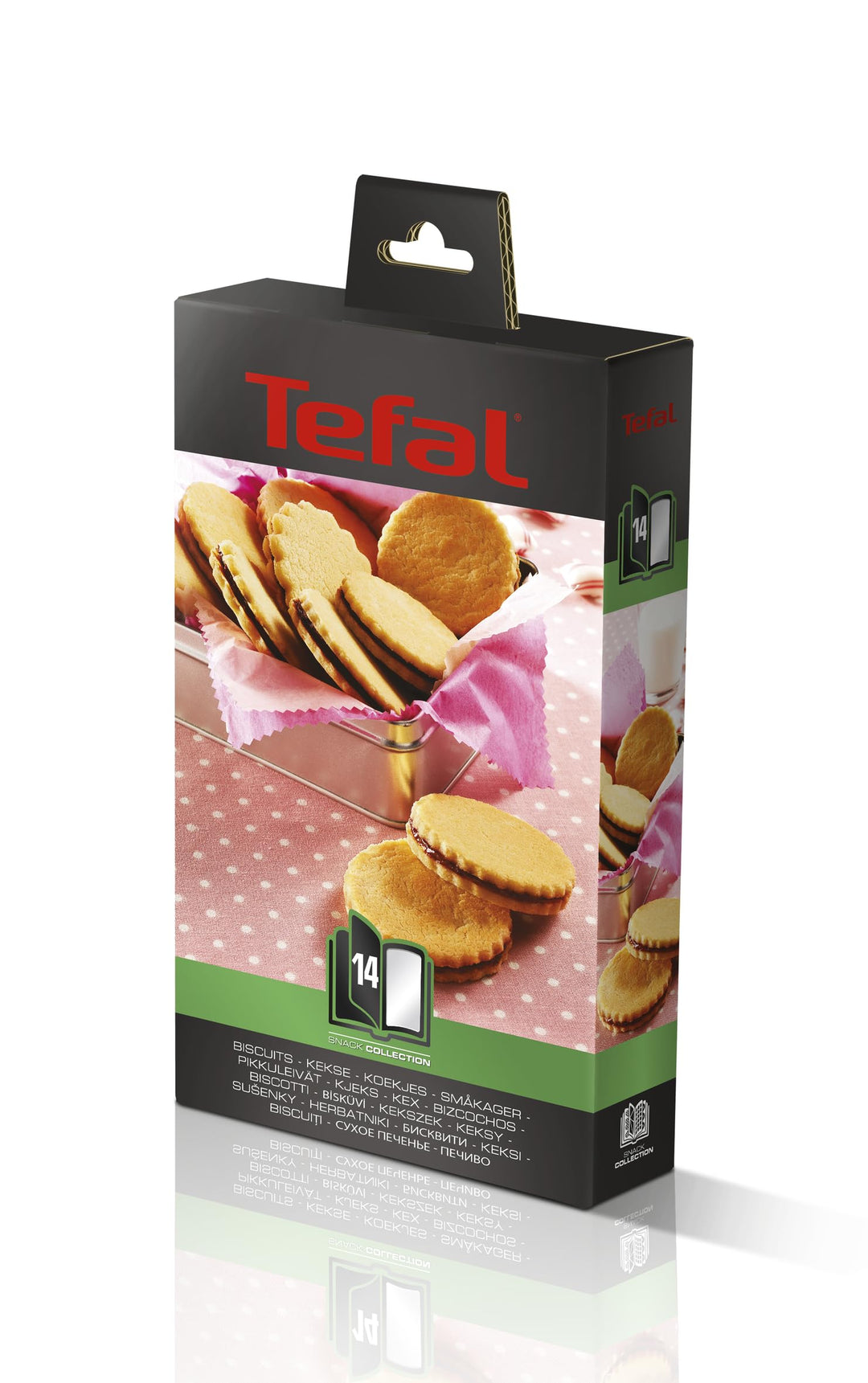 Tefal Snack Collection Teller mit Antihaftbeschichtung Plätzchenteller Keks-Teller, Keks-Teller