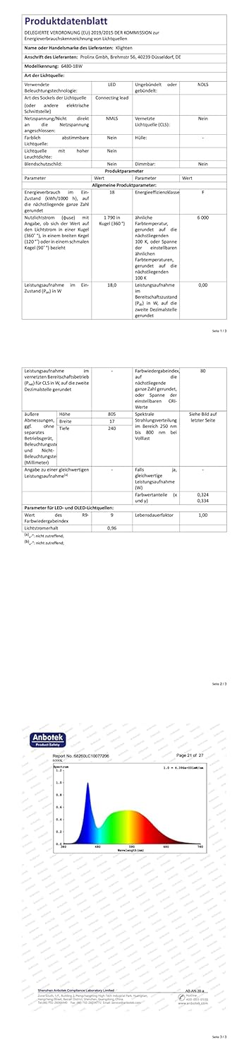 Klighten LED Spiegelleuchte 18W Einstellbare Halterung, LED Badleuchte für Badzimmer Spiegel, Schmin