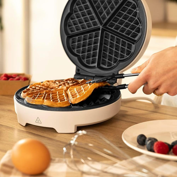 Cecotec Fun Gofrestone Waffle Maker. 1000 W, Fast Heating, Non-stick, Easy Cleaning, PFOA-free, 19 c