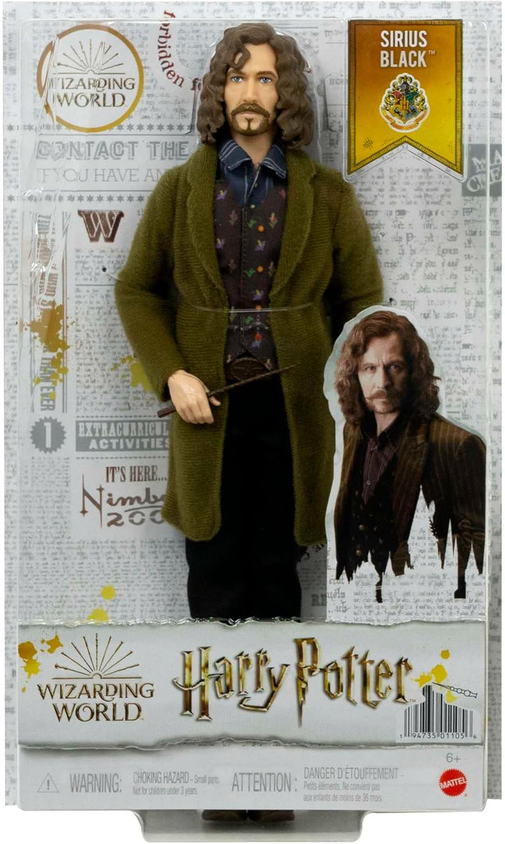 HARRY POTTER - Sirius Black Puppe zum Sammeln (ca. 25 cm), komplett beweglich, mit charakteristische