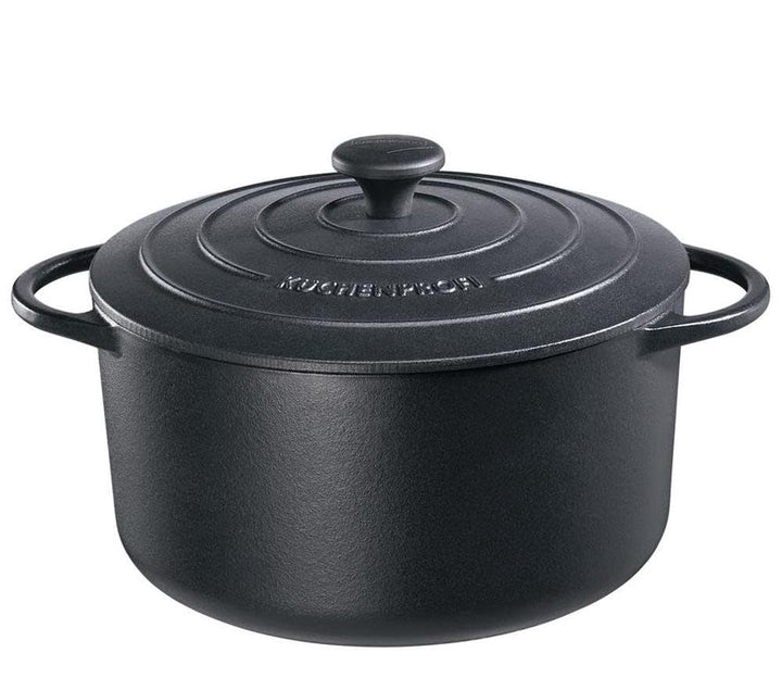 Küchenprofi Bräter, Modell Provence, rund, schwarz, 28 cm Schwarz 28 cm Rund, Schwarz 28 cm Rund