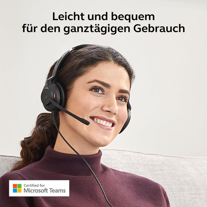 Jabra Evolve2 30 SE Telefon On Ear Headset kabelgebunden Stereo Schwarz Mikrofon-Rauschunterdrückung