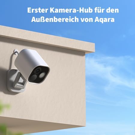 Aqara 4MP Kamera-Hub G5 Pro PoE, Echtfarbe Nachtsicht Überwachungskamera Aussen, HomeKit Secure Vide