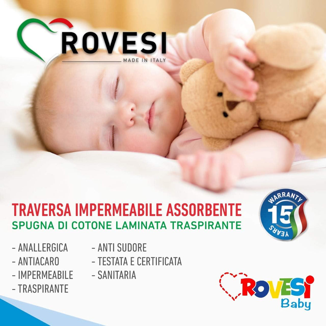 Wasserdichter Matratzenbezug ROVESI, EIN zertifiziertes Produkt Italienischer Handwerker, Äusserst s