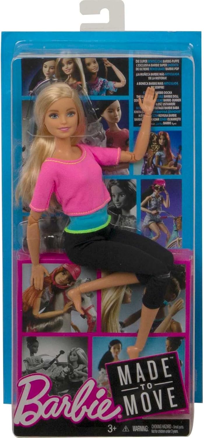 BARBIE Made To Move - Bewegliche Gelenke für realistische Posen und Bewegungen, sportliches Outfit u
