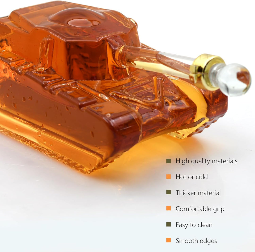 Tank Whiskey Shaker, Männergeschenk Einzigartiges personalisiertes Geschenk für Ehemann & Vater, Ide