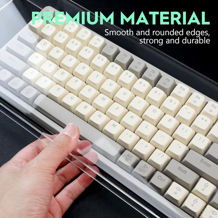 Healeved Tastatur-Staubschutz - Premium Acryl Tastenfelder Abdeckung für 80% kompakte 87-Tasten-Comp