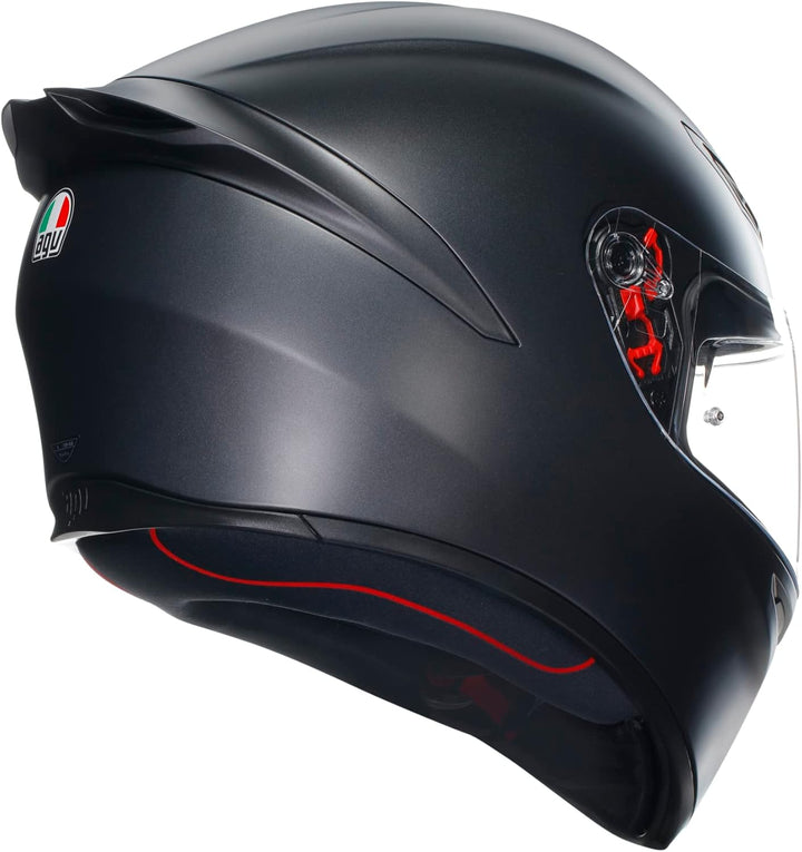 AGV - K1 S E2206, Motorrad Helm, ECE Vollvisier Motorradhelm, Racing Style mit Aerodynamischem Spoil